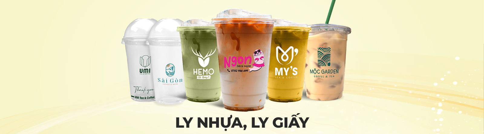 ly nhựa, ly giấy